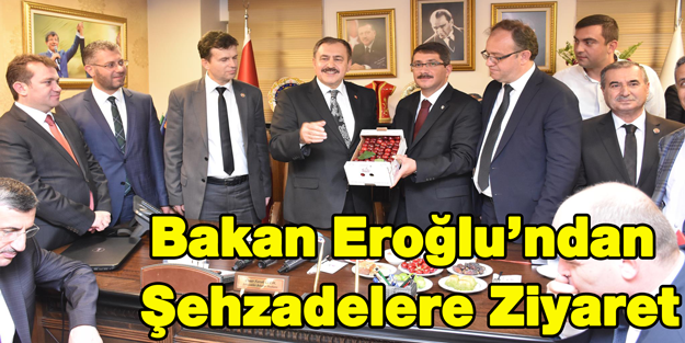 Bakan Eroğlu'ndan Şehzadelere Ziyaret