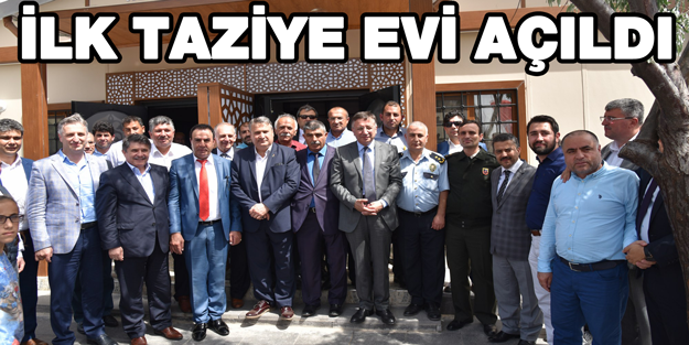 Yunusemre'de İlk taziye evi Cumhuriyet mahallesinde açıldı