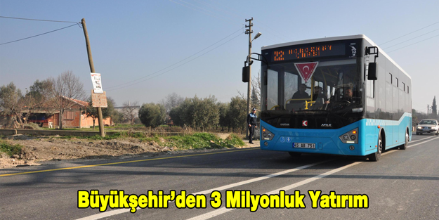 Büyükşehir'den 3 Milyonluk Yatırım