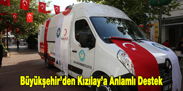 Büyükşehir'den Kızılay'a Anlamlı Destek