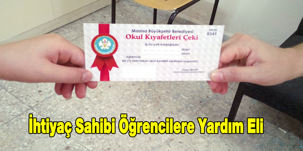 İhtiyaç Sahibi Öğrencilere Yardım Eli