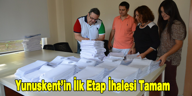 Yunuskent'in İlk Etap İhalesi Tamam